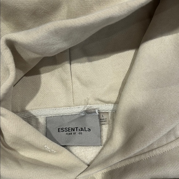 Essentials Tan Hoodie - Picture 2 of 3